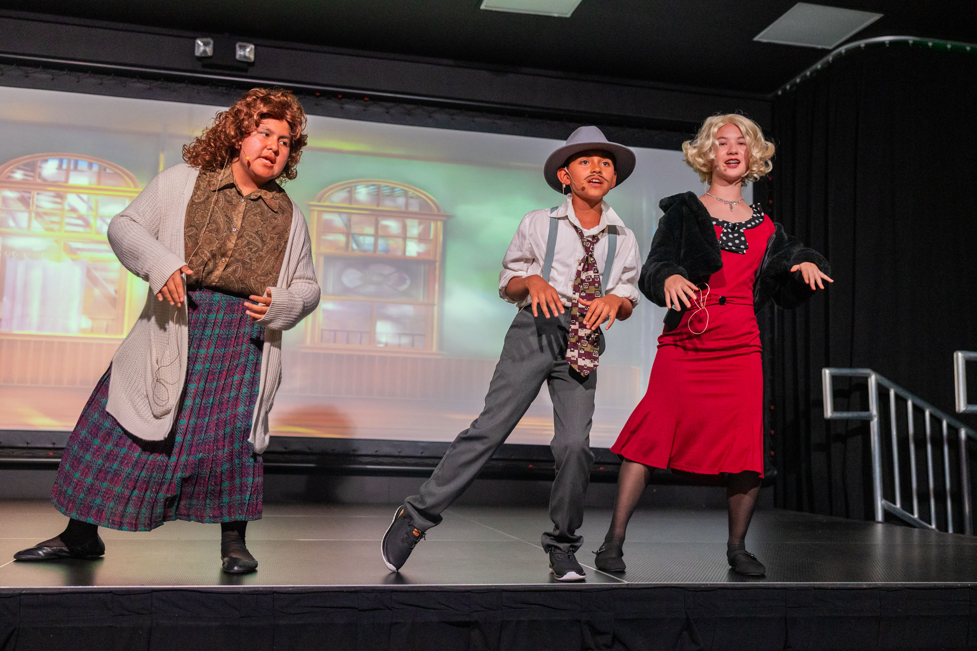 Stars of the Annie Musical 