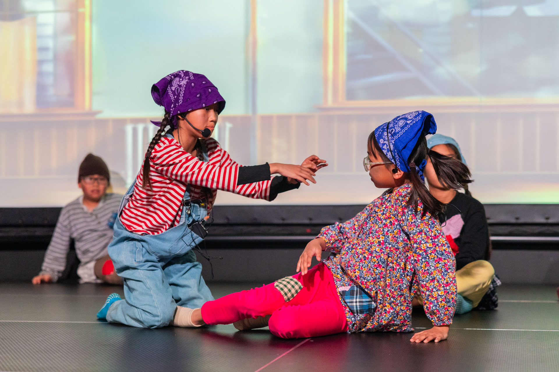 Stars of the Annie Musical 