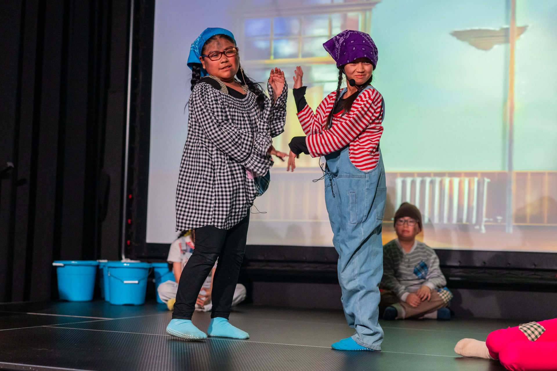 Stars of the Annie Musical 