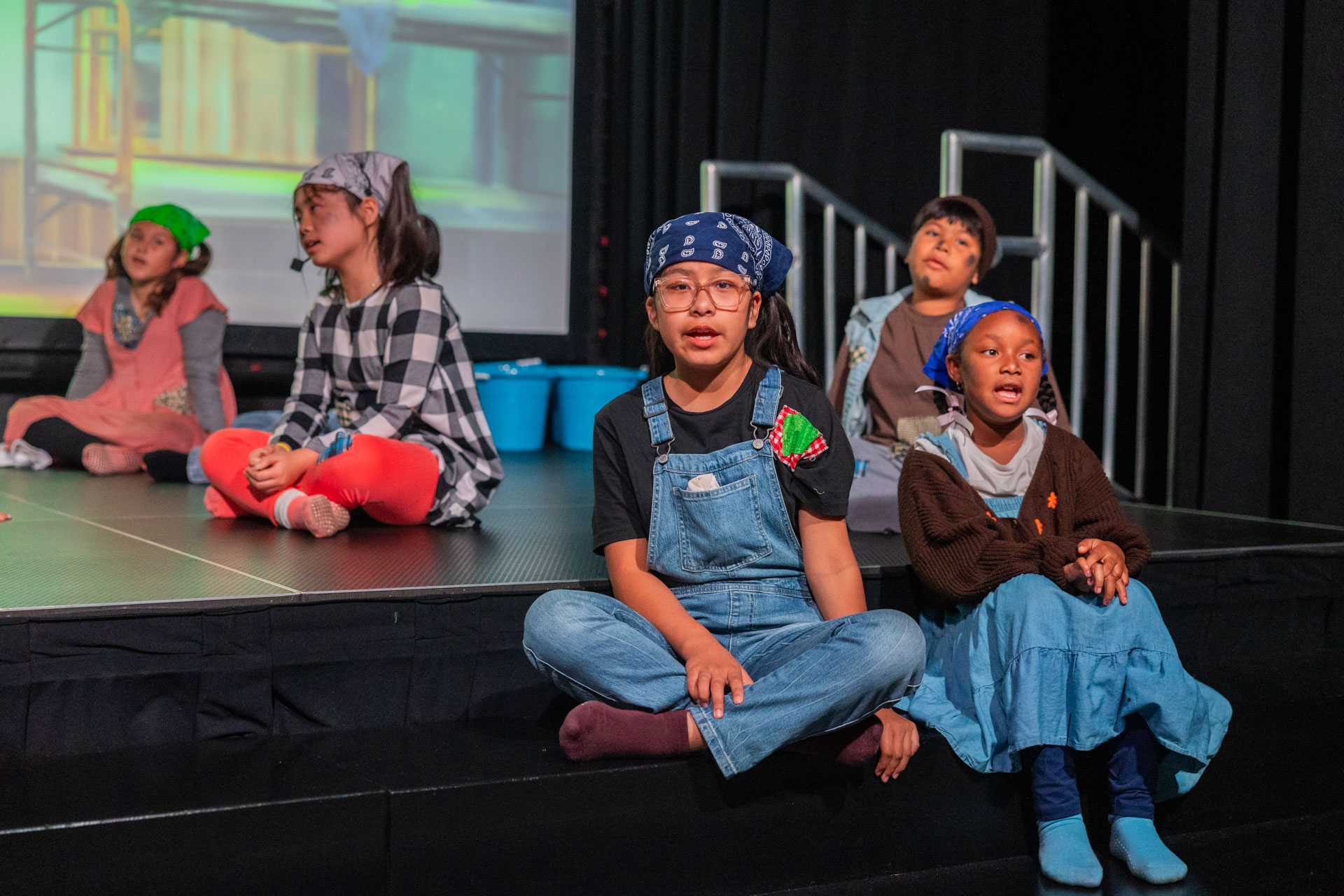 Stars of the Annie Musical 