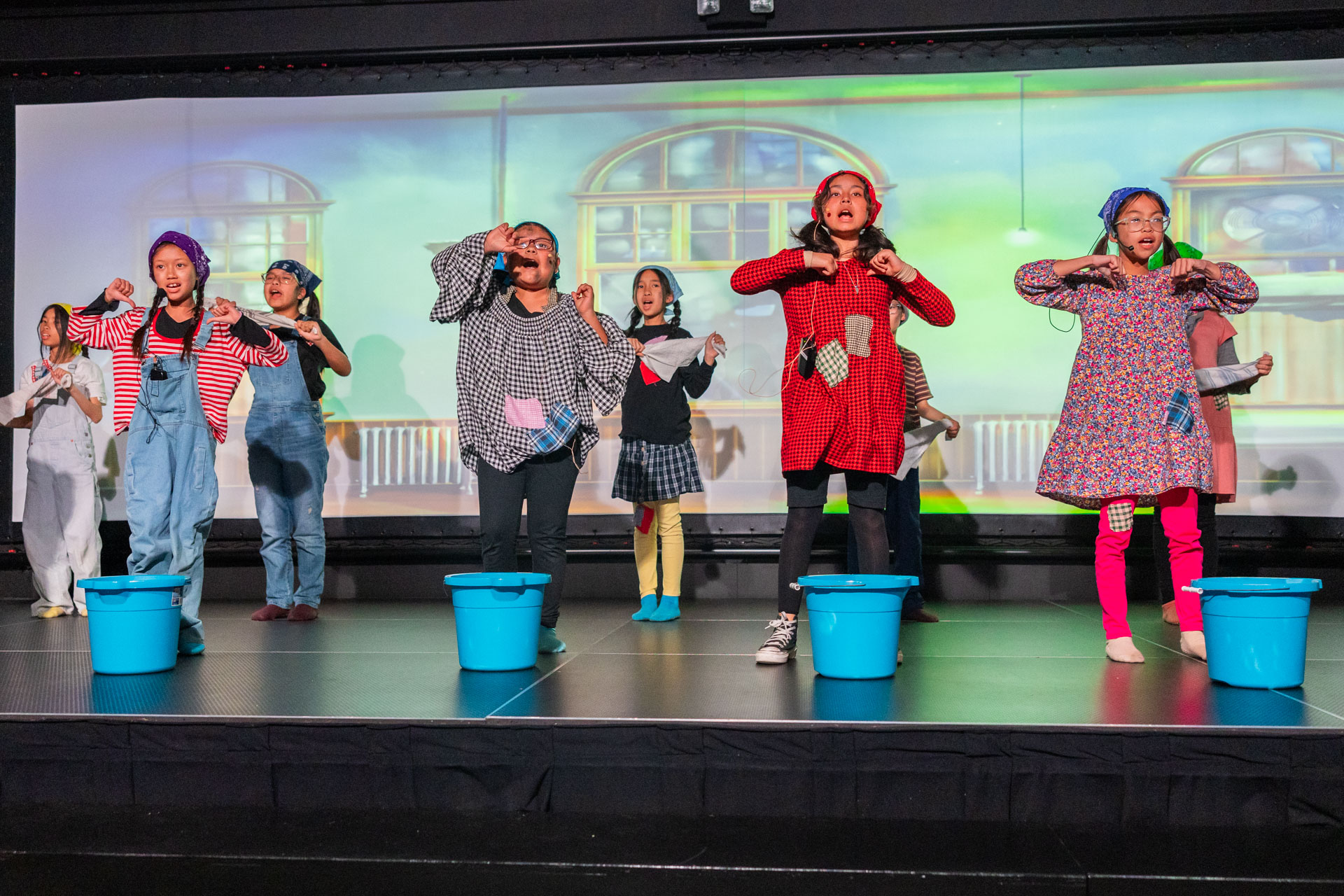 Stars of the Annie Musical 