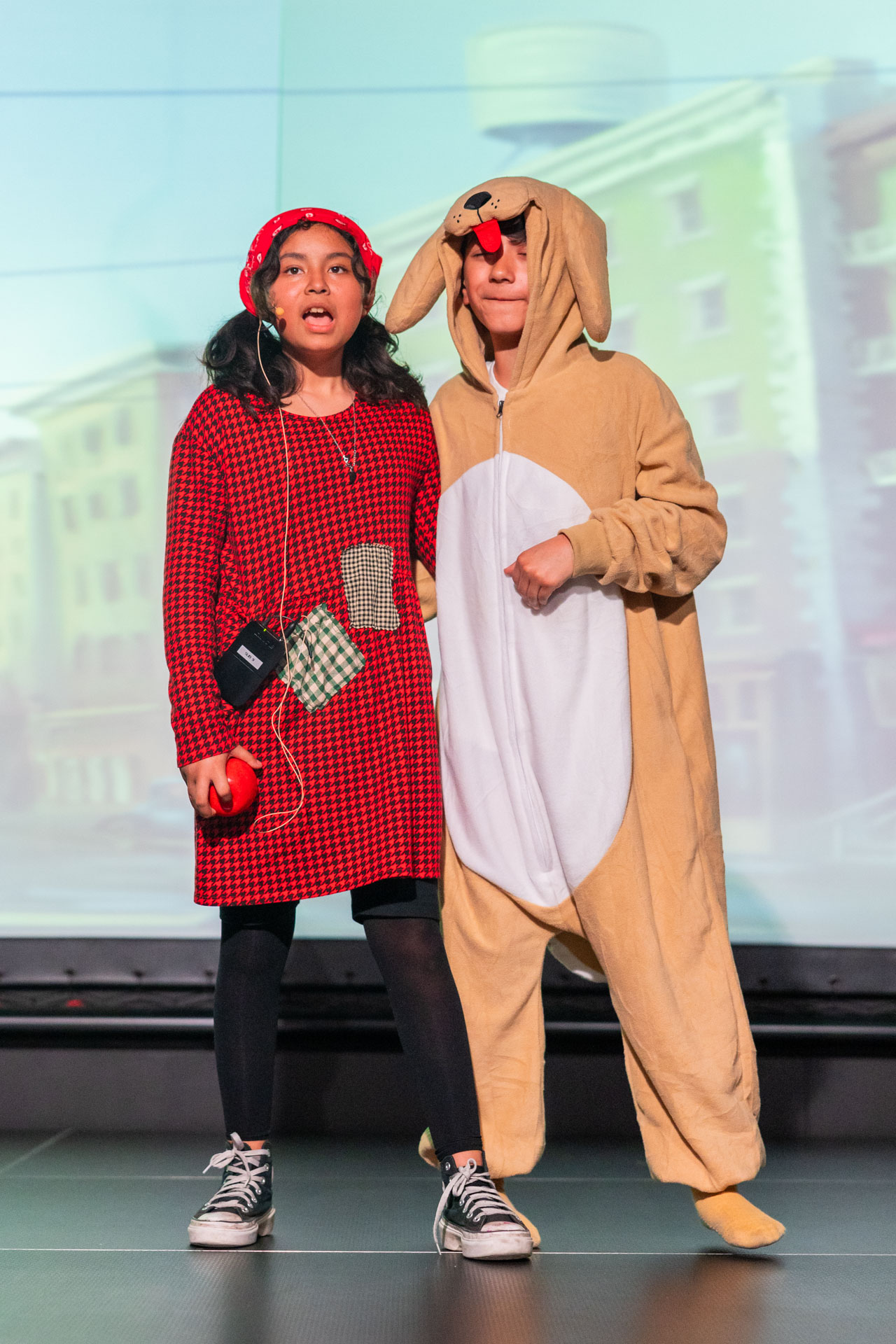 Stars of the Annie Musical 