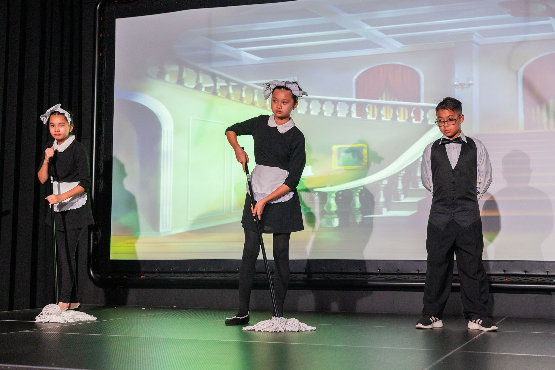 Stars of the Annie Musical 