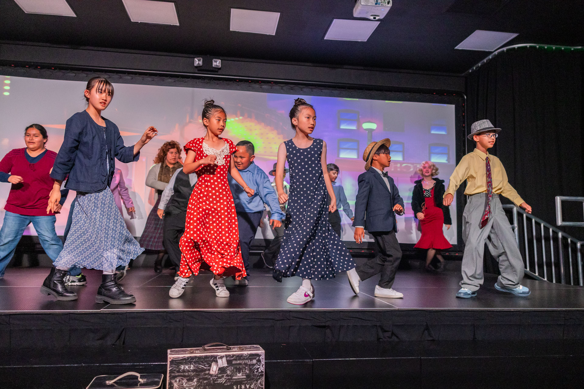 Stars of the Annie Musical 